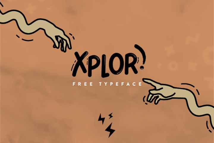 XPLOR Free Font - sans-serif