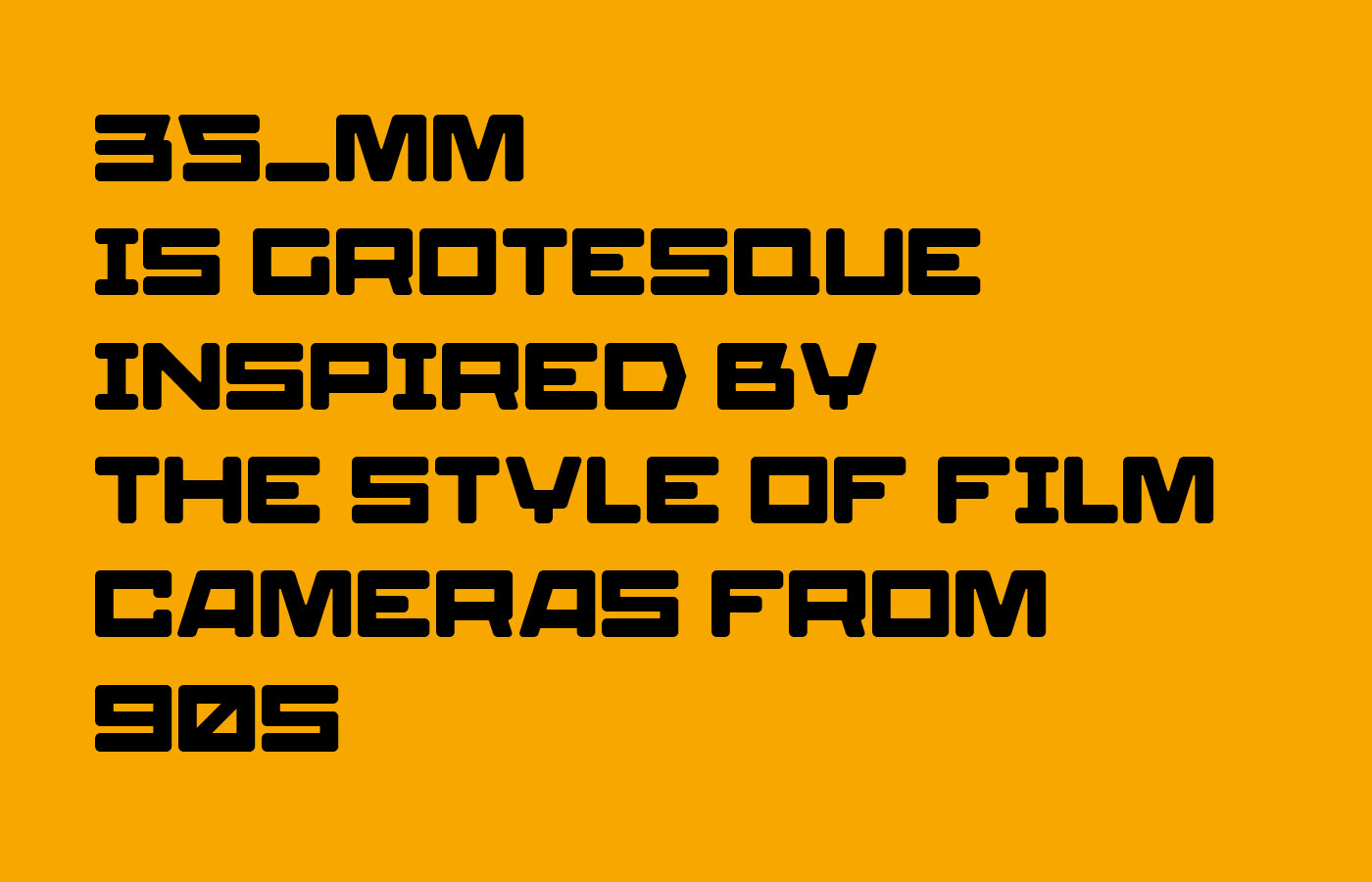35_MM Free Font - decorative-display, cyrillic