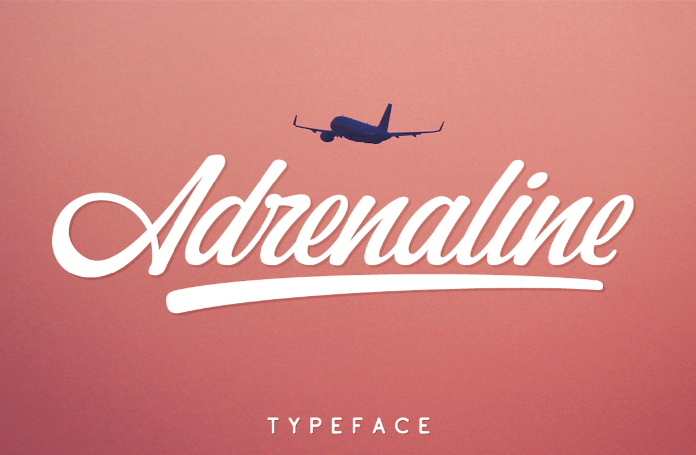 Adrenaline Free Font - script