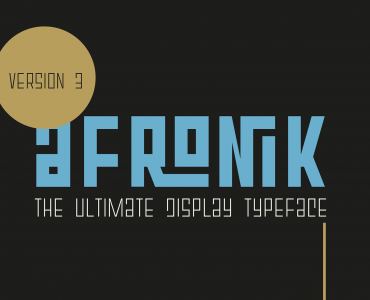 Afronik Free Font - decorative-display