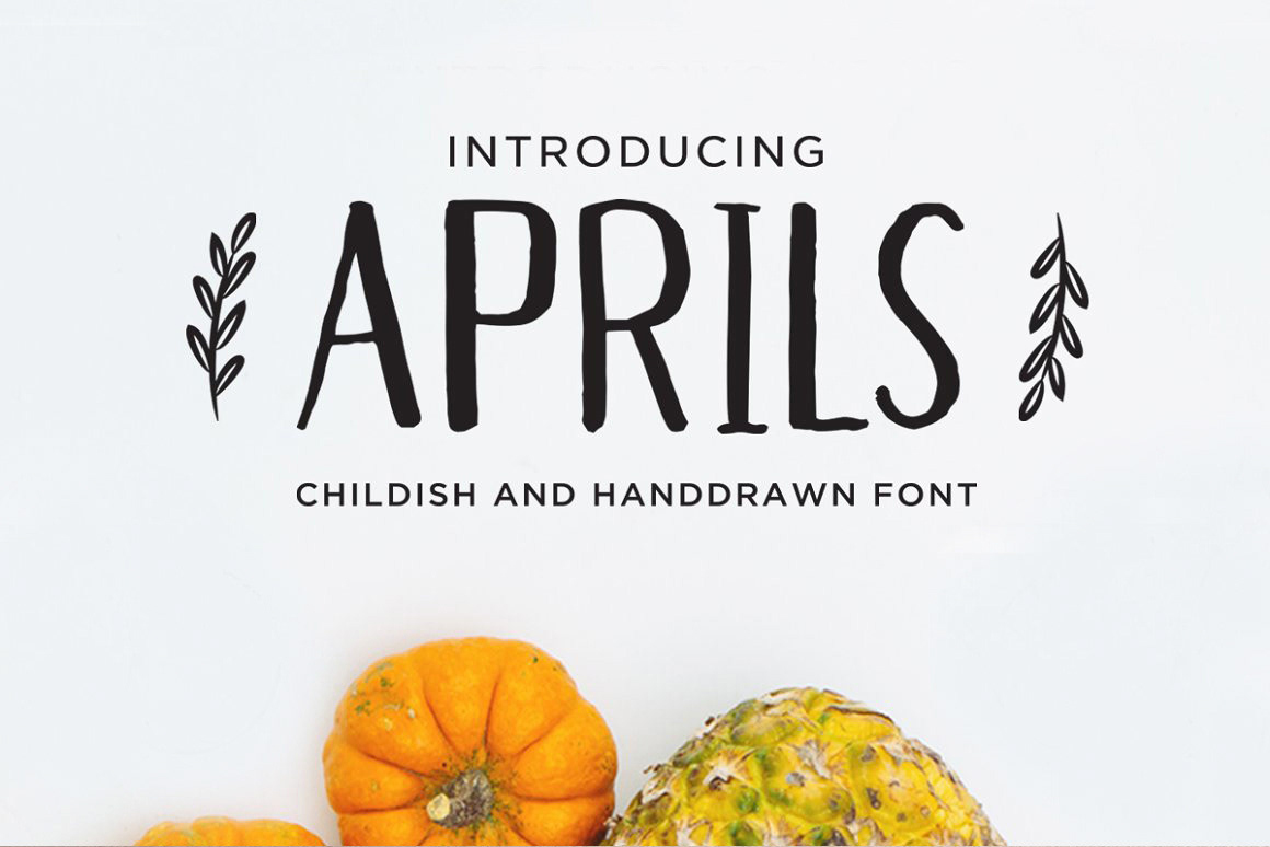 Aprils Handdrawn Free Font - script
