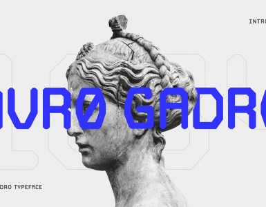 AVRO GADRO Free Font - sans-serif