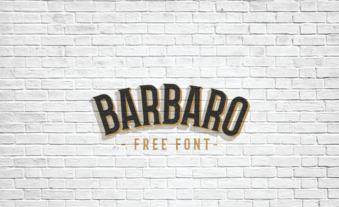 Barbaro Free Font - serif