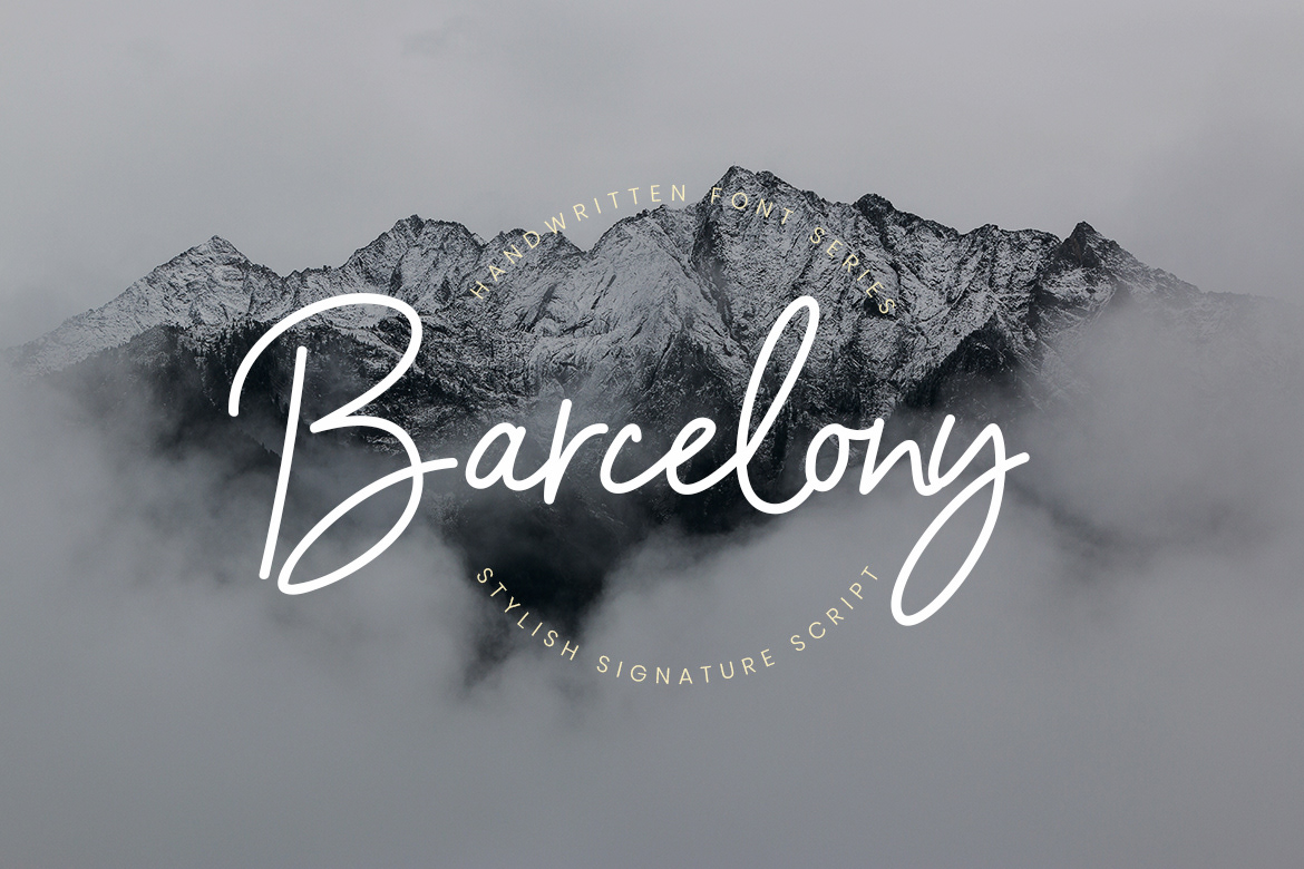 Barcelony Free Font - script