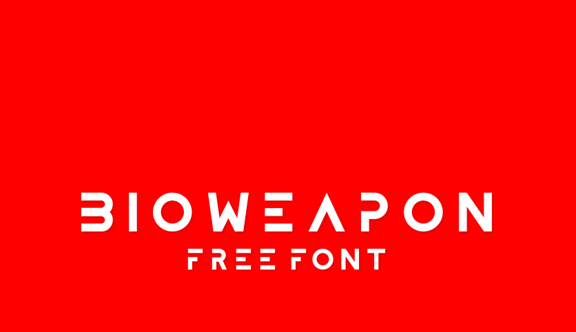 Bioweapon Free Font - sans-serif