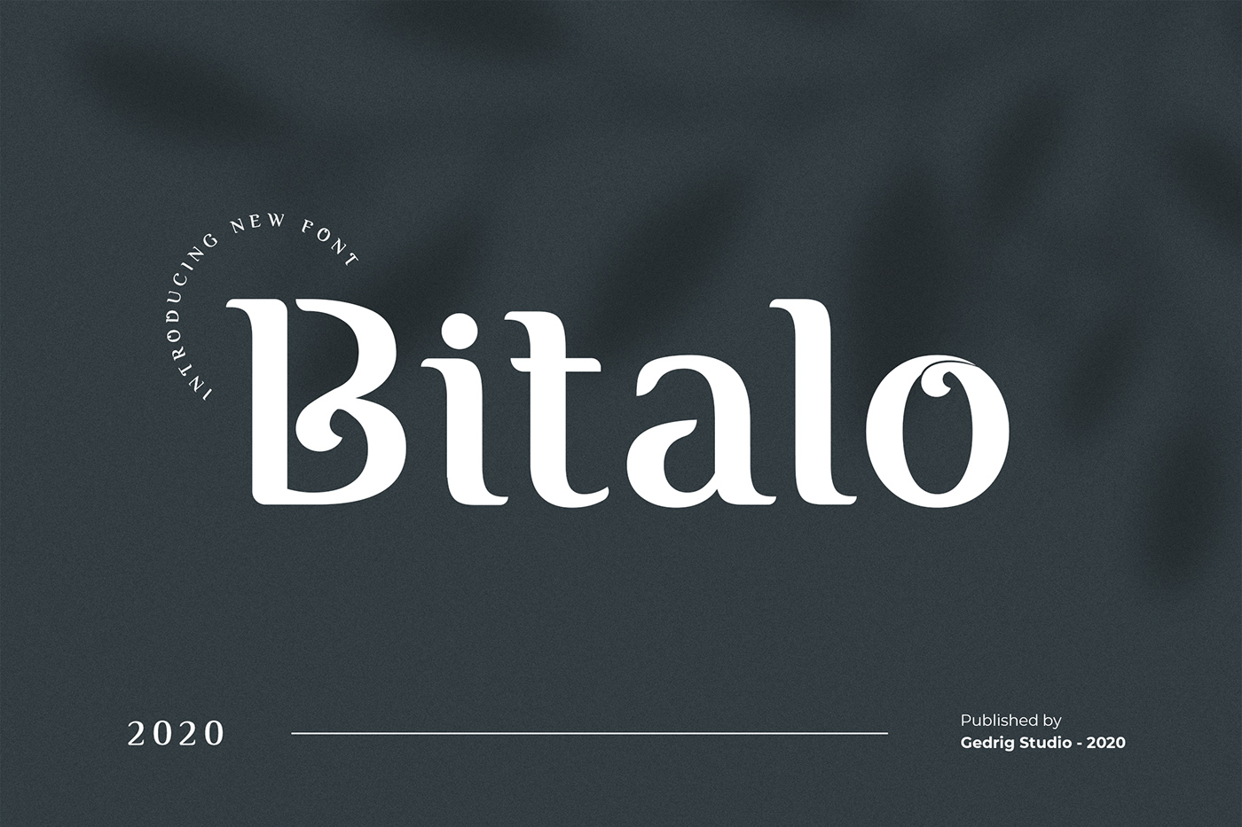 Bitalo Free Font - decorative-display