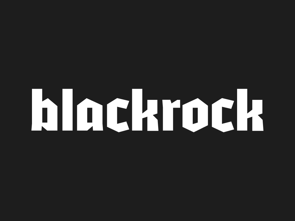 BlackRock Typeface Free sample