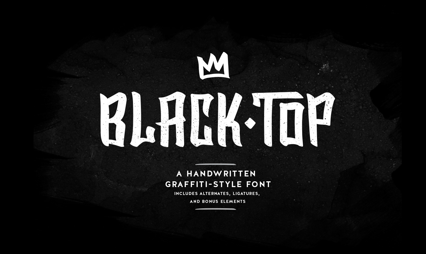 BlackTop Free Font - script