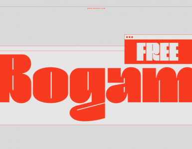 BOGAM Free Font - decorative-display