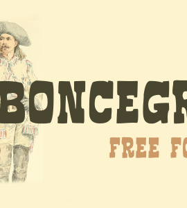 Boncegro FF Free Font - decorative-display, cyrillic