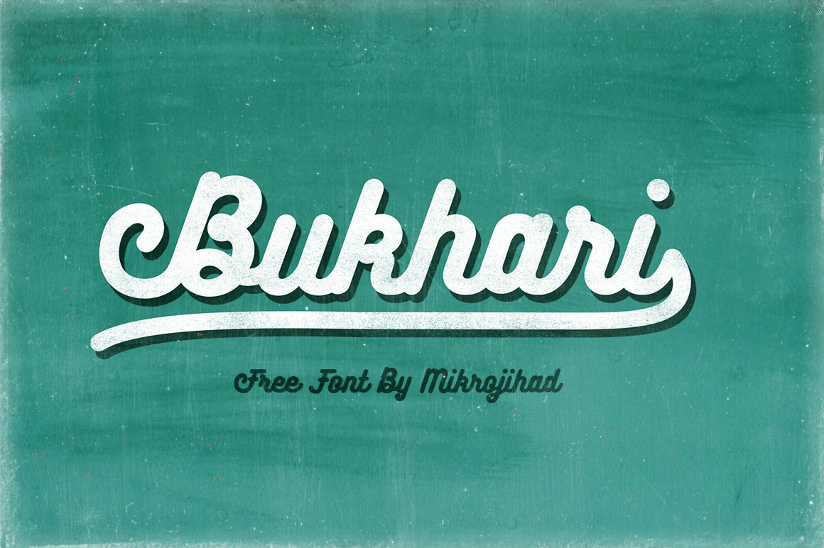 Bukhari Free Font - script