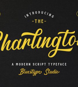 CHARLINGTON Free Font - script