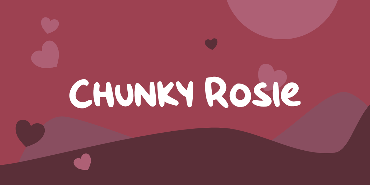 Chunky Rosie Free Font - script