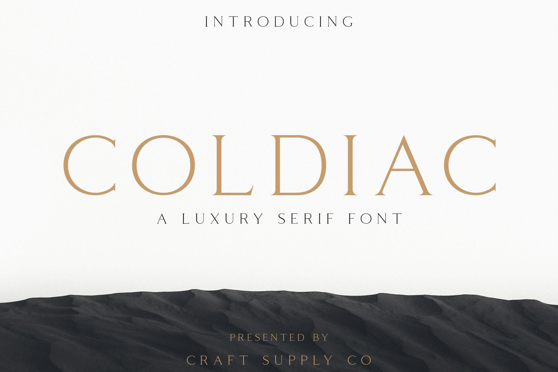 Coldiac Free Font - serif