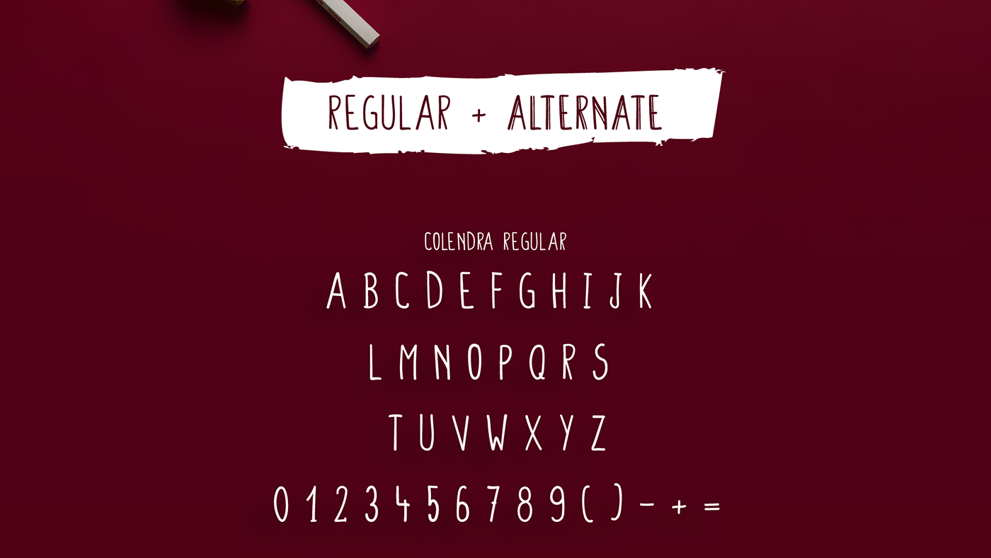 Colendra Free Font - script