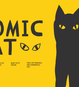 Comic CAT Free Font - decorative-display