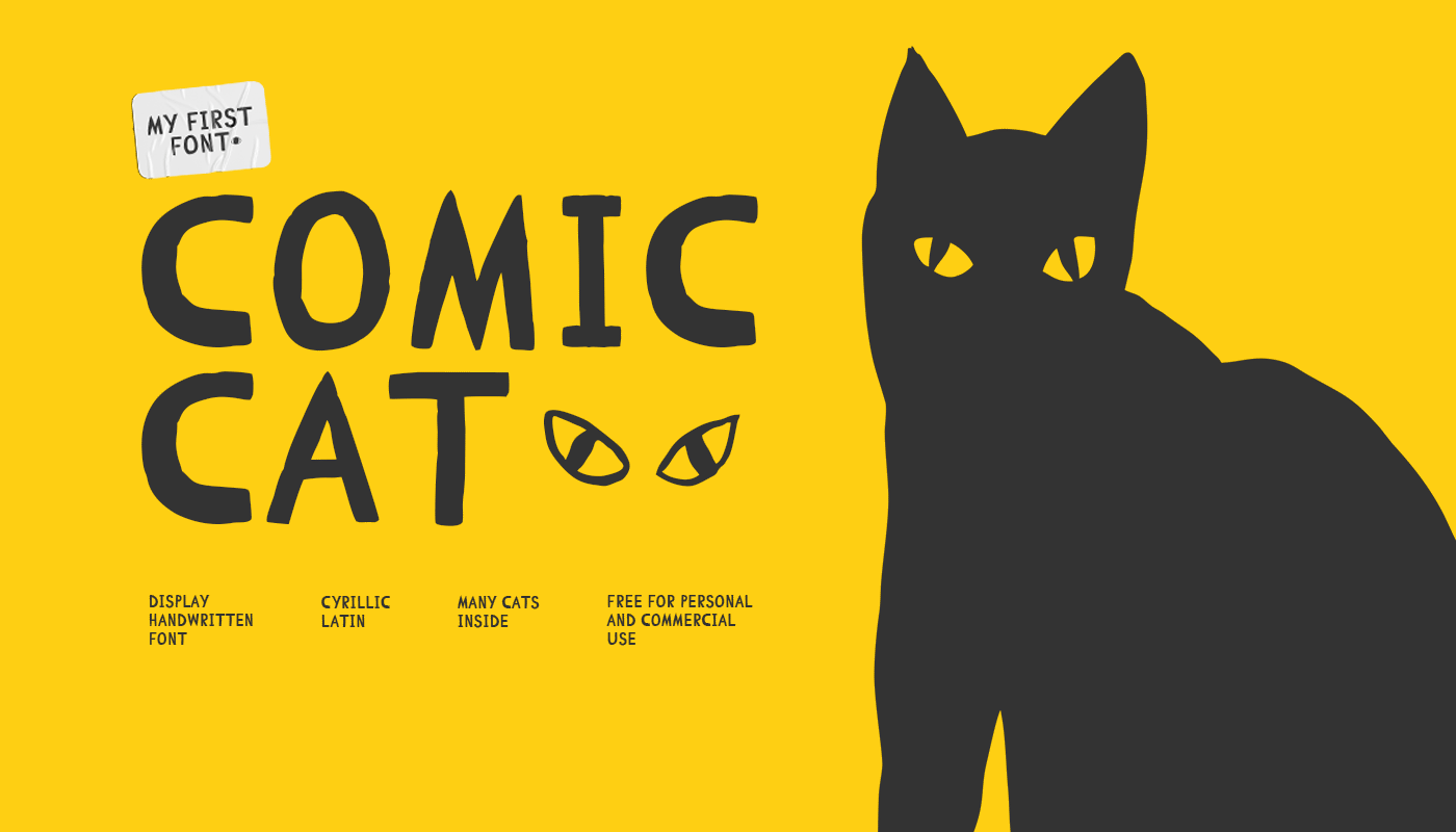 Comic Cat Free Font Fontsrepo