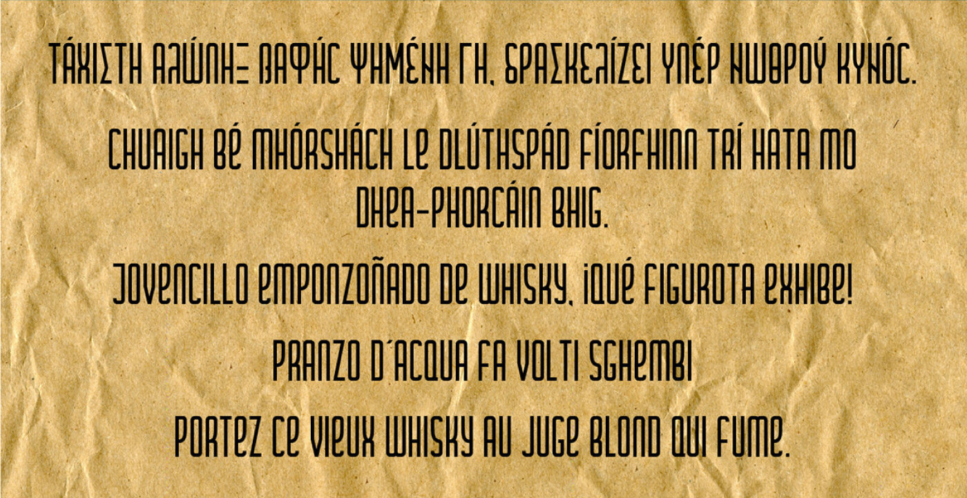 Cramaten Free Font - sans-serif, cyrillic
