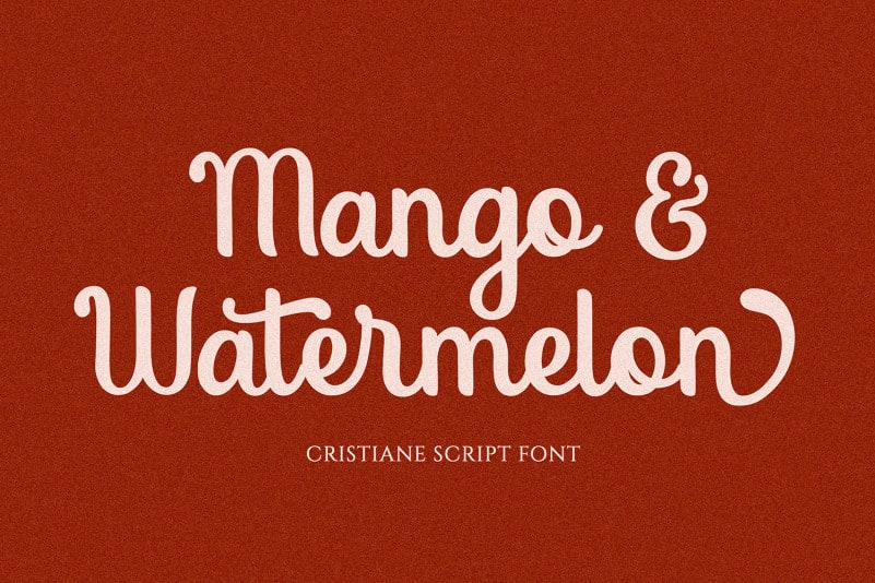 Cristiane Free Font - script