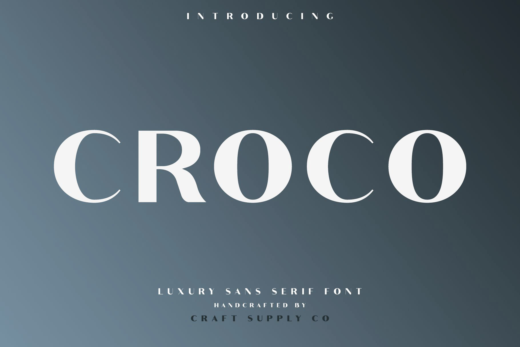 Croco Free Font Family - sans-serif