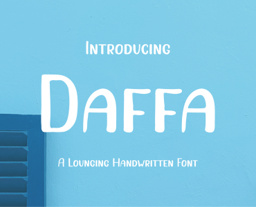 Daffa Free Font - script