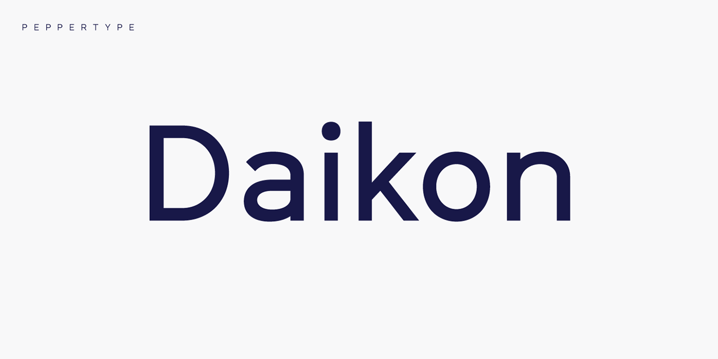 Daikon Free Font - sans-serif