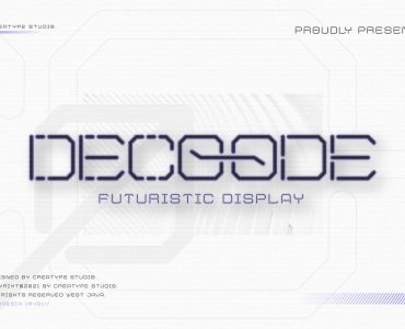 Decoode Free Font - decorative-display