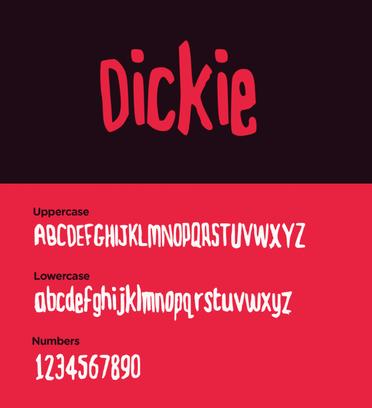 Dickie Free Font - script