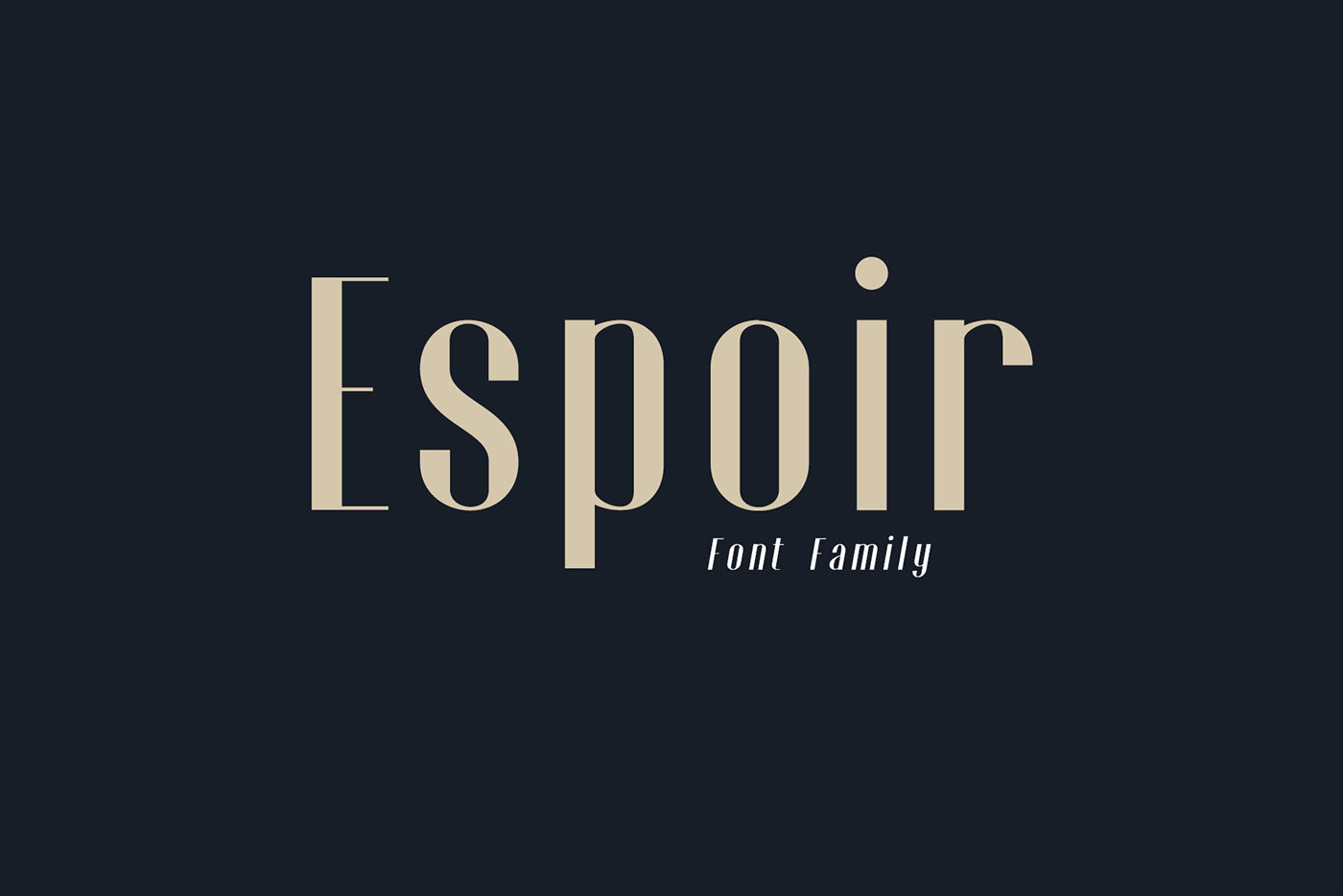 Espoir Free Font Family - sans-serif