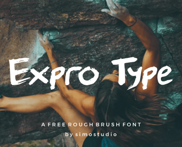 Expro Type Free Font - script
