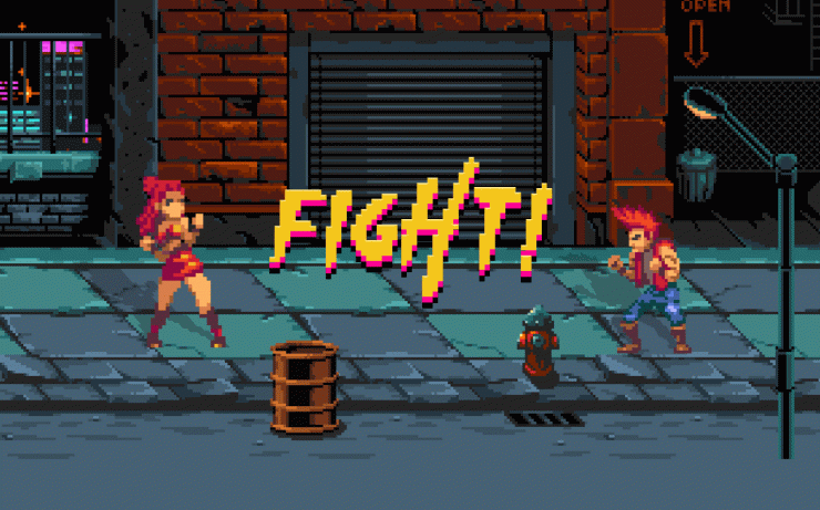 Fight! Free Font - bitmap-fonts