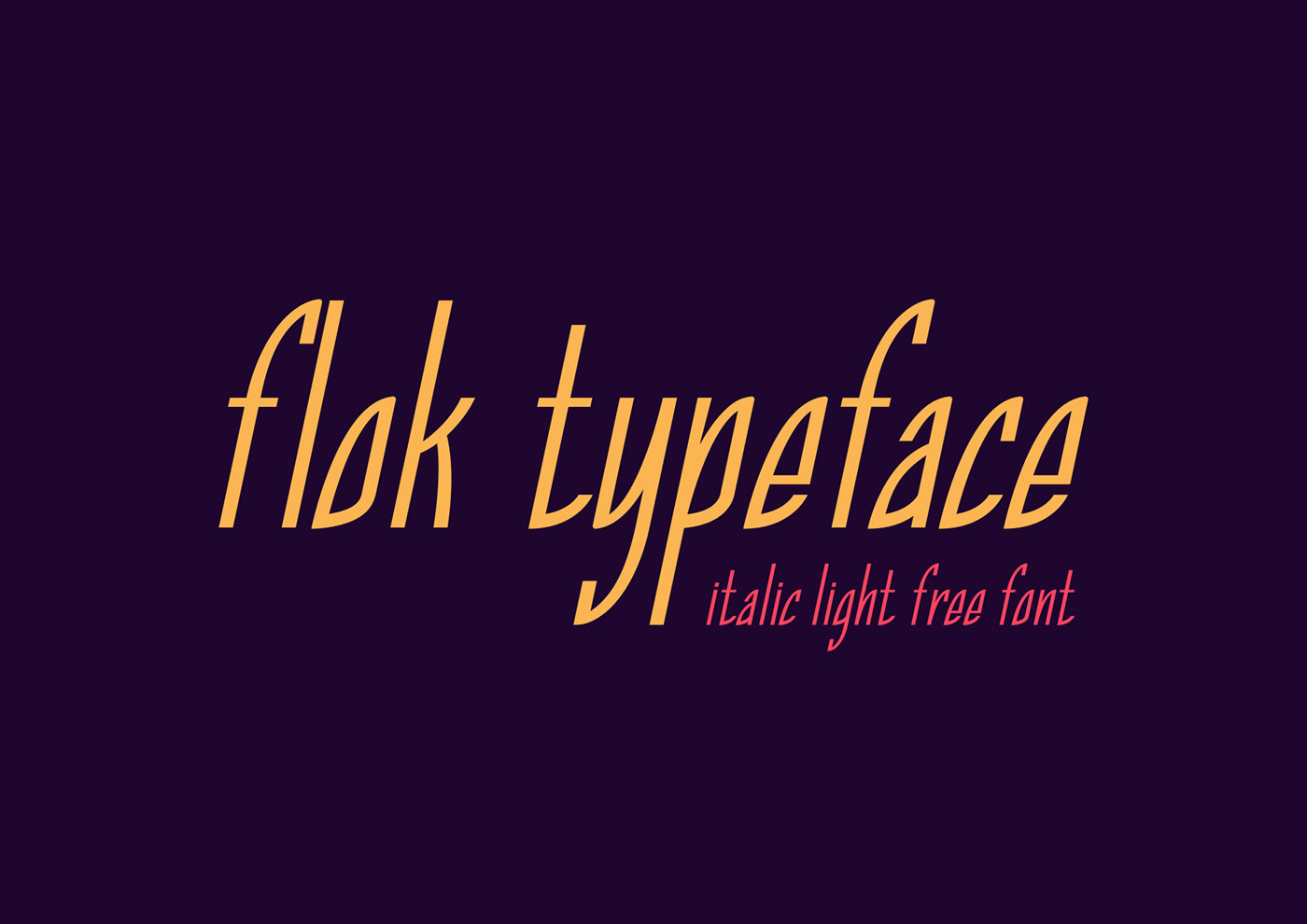Flok Free Font - sans-serif