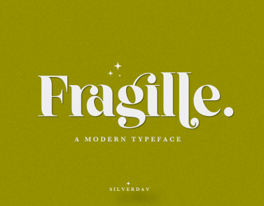 Fragille Free Font - serif