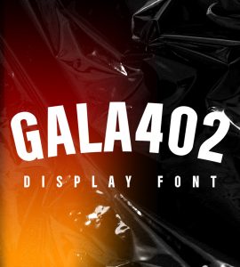 Gala402 Free Font - sans-serif