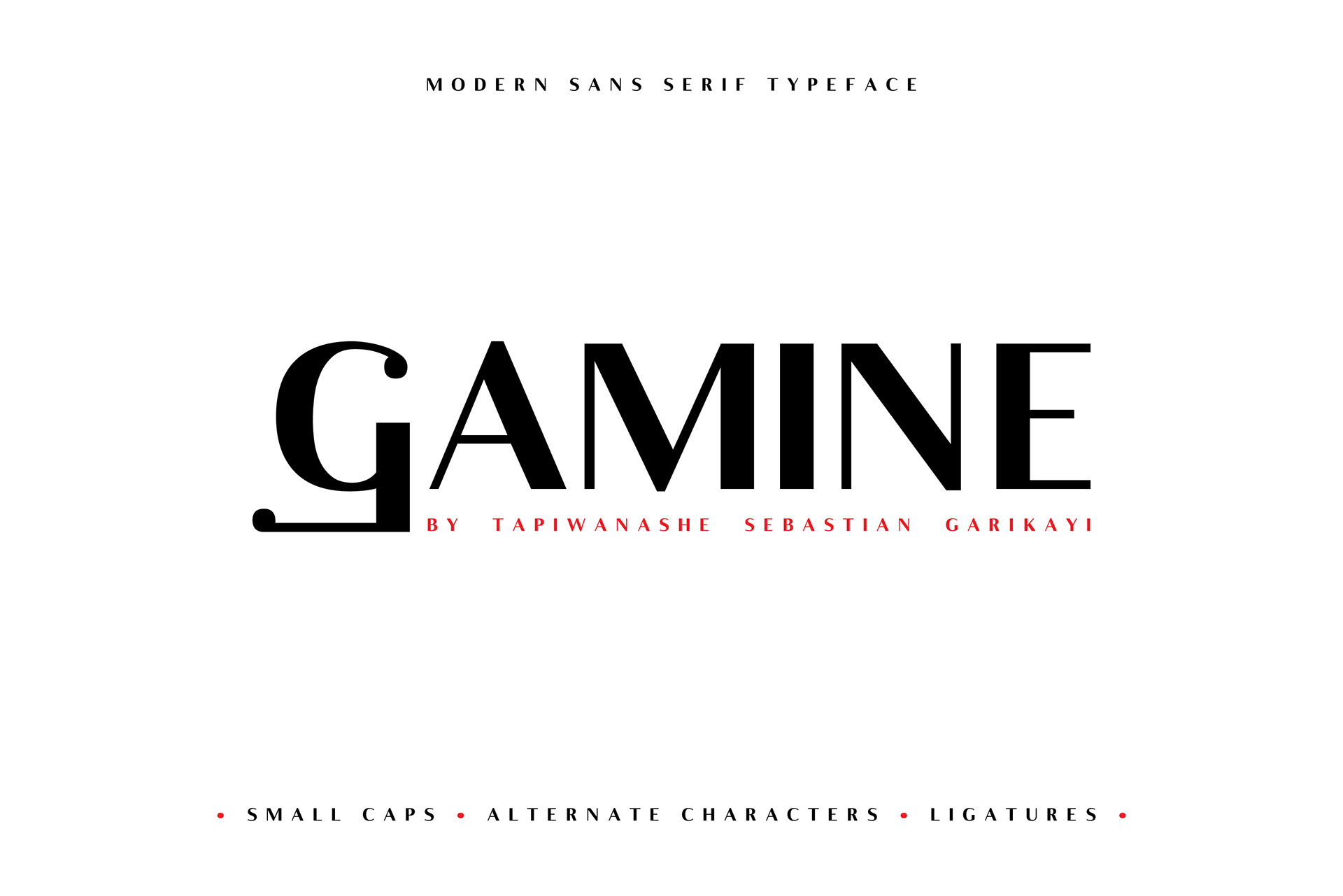 Gamine Free Font - sans-serif