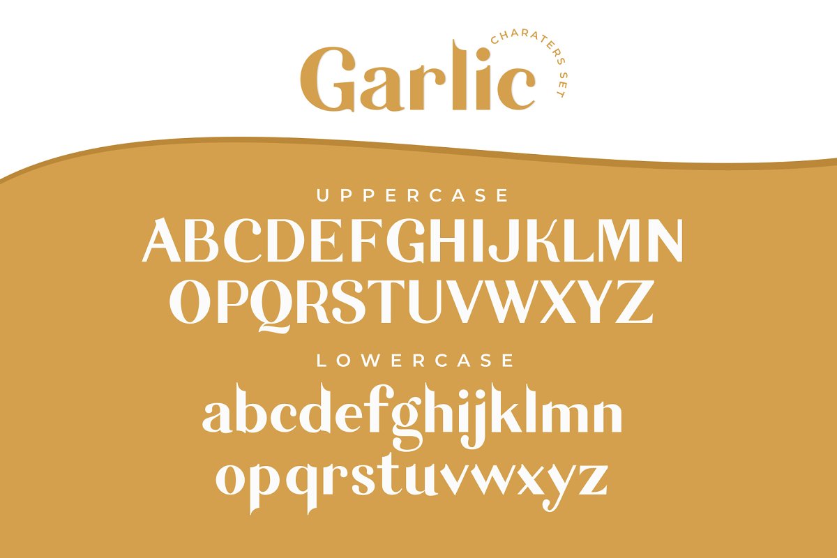 Garlic Free Font - sans-serif