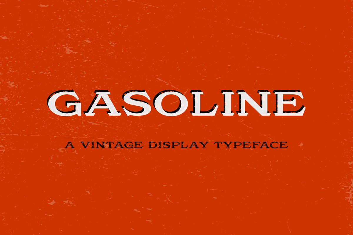 Gasoline Free Font - serif