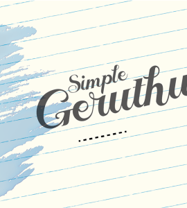 Geruthu Free Font - script