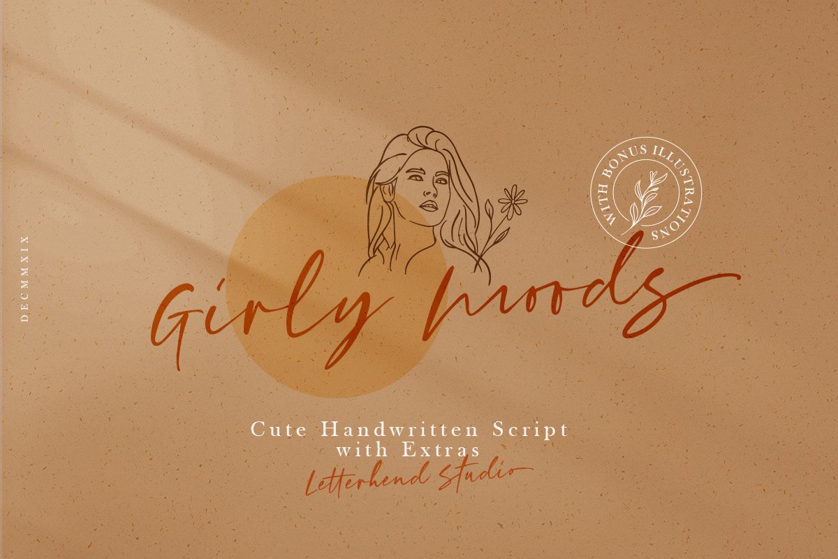 Girly Moods Free Script Font - script