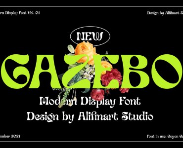 Guyon Gazebo Free Font - decorative-display