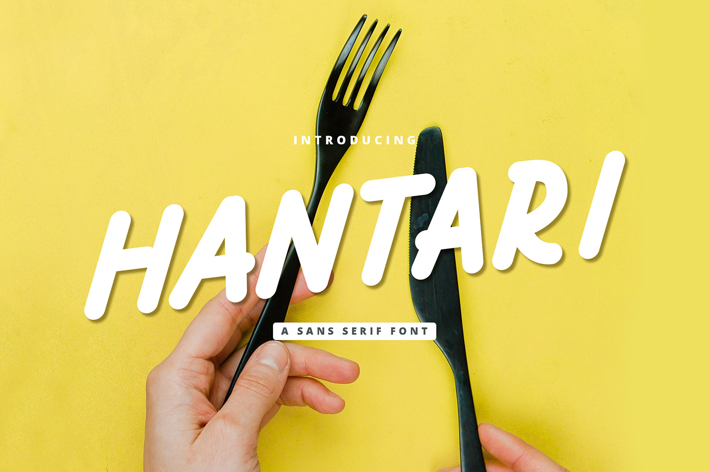 Hantari Free Font - script