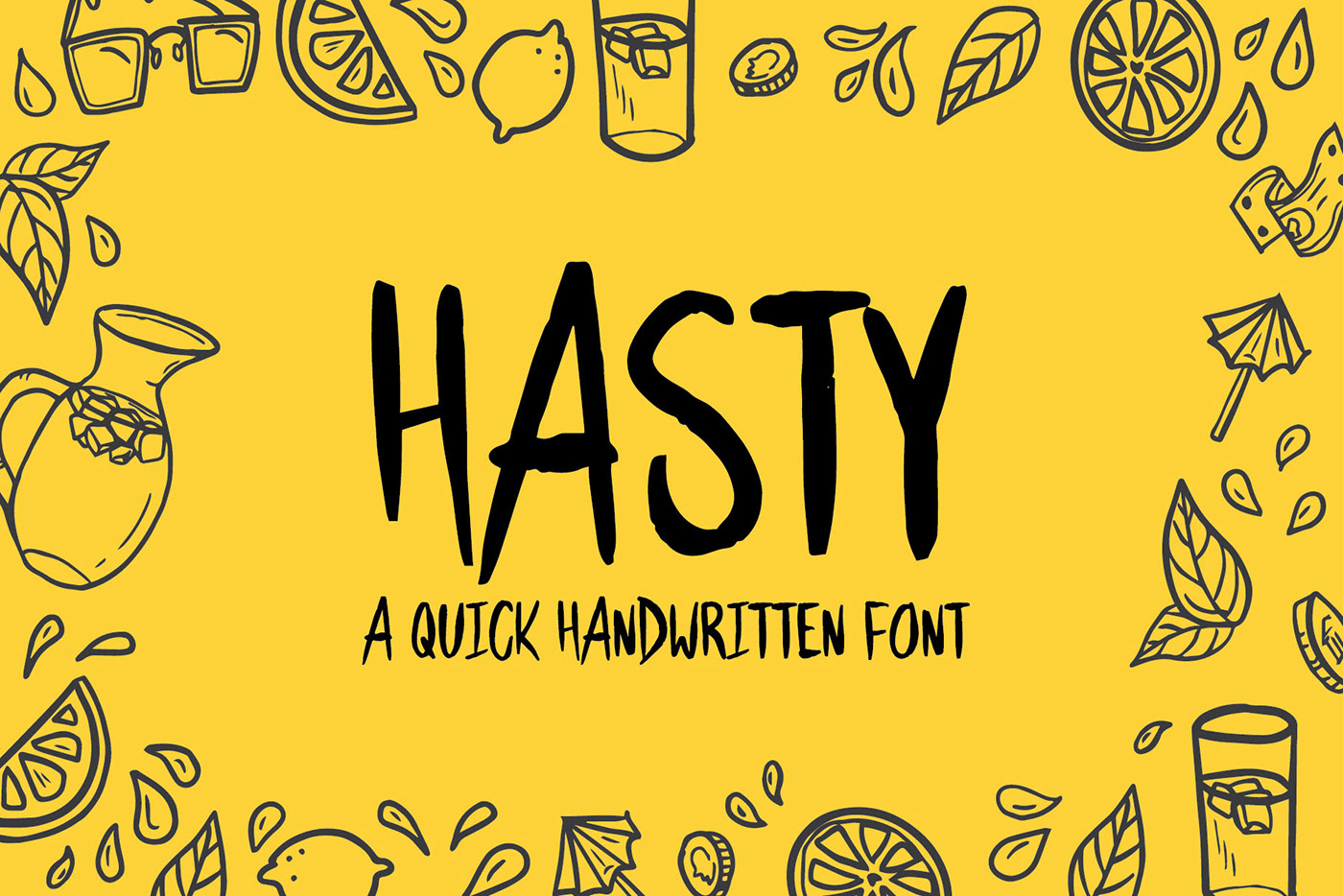 Hasty Free Handwritten Font - script