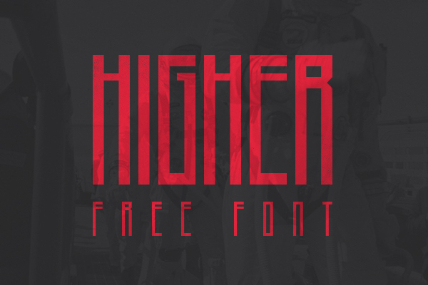 Higher Free Font - sans-serif