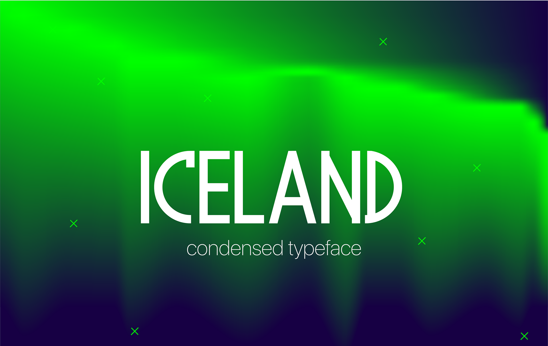 Iceland Free Font - sans-serif
