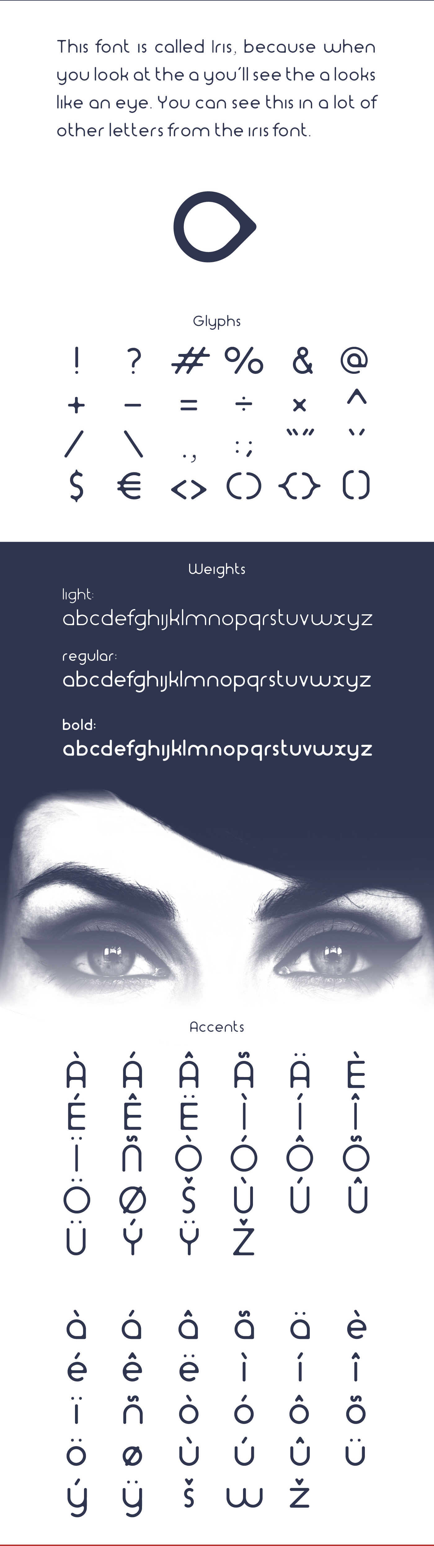 Iris Free Font - sans-serif