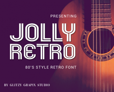 Jolly Retro Free Font - decorative-display