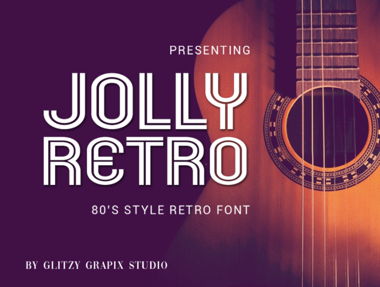 Jolly Retro Free Font - decorative-display