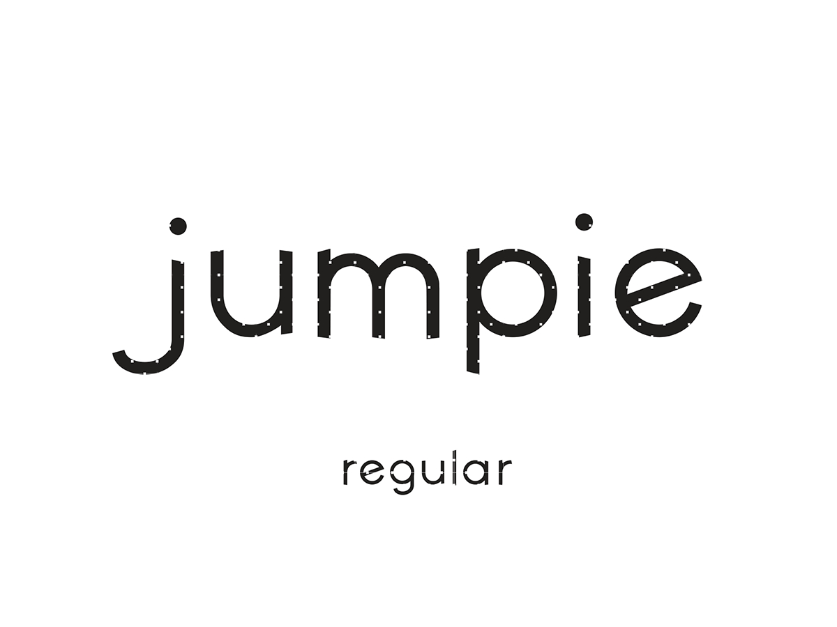 jumpie Free Modern Font - sans-serif
