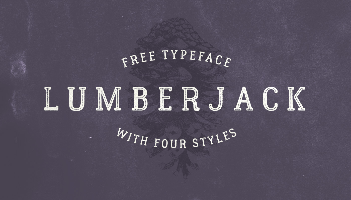 Lumberjack Free Font - serif