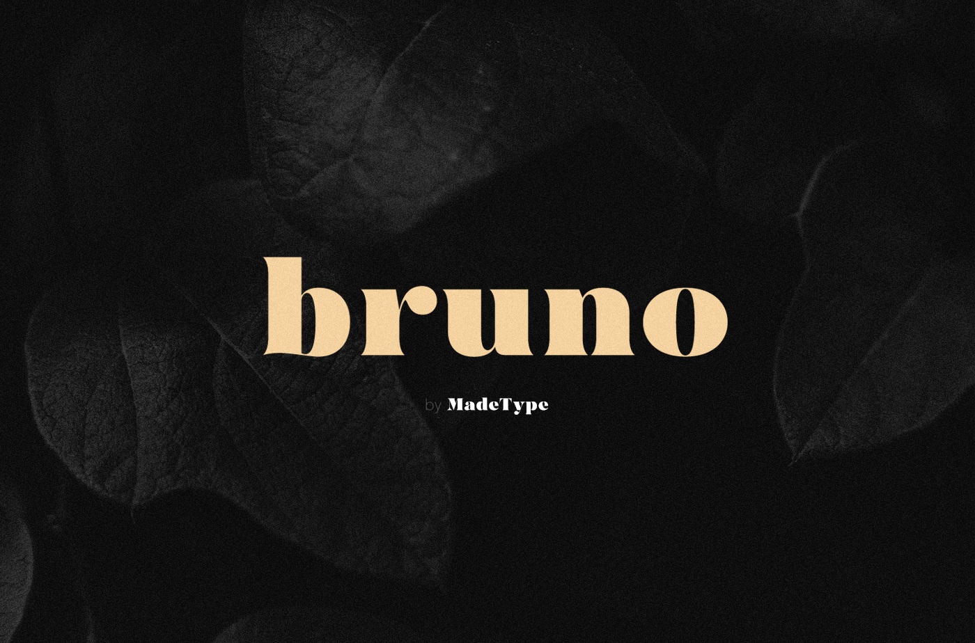MADE Bruno Free Font - serif